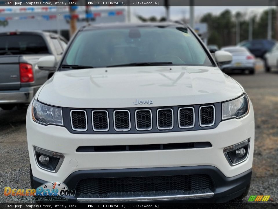 2020 Jeep Compass Limted White / Black Photo #2