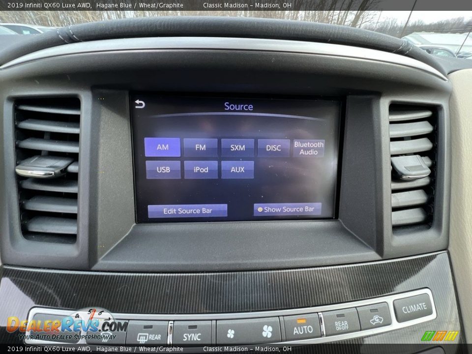 2019 Infiniti QX60 Luxe AWD Hagane Blue / Wheat/Graphite Photo #21