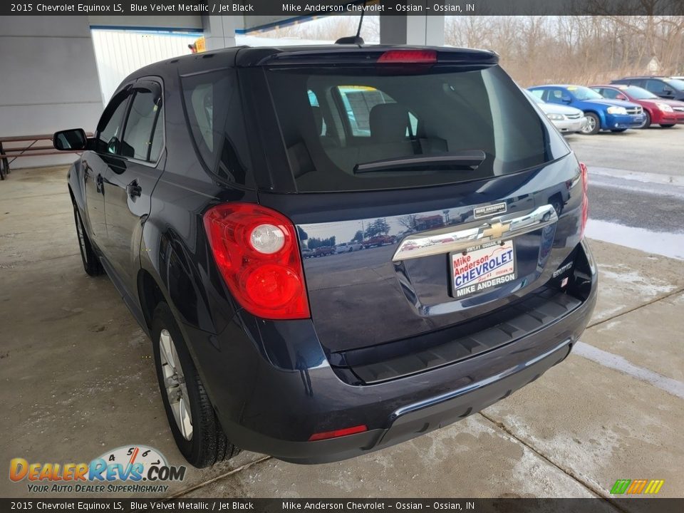 2015 Chevrolet Equinox LS Blue Velvet Metallic / Jet Black Photo #7