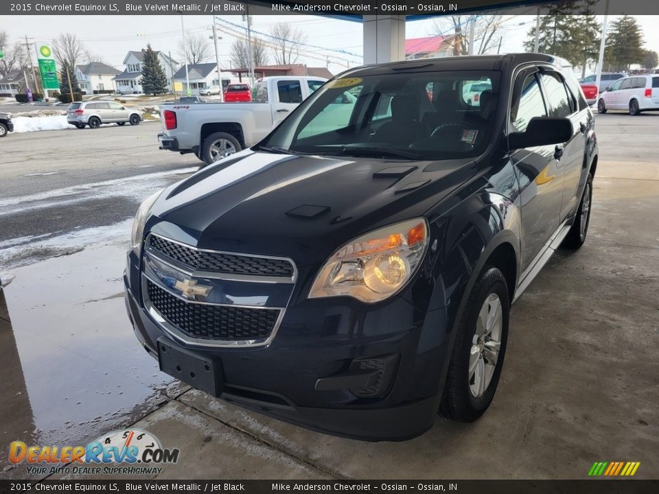 2015 Chevrolet Equinox LS Blue Velvet Metallic / Jet Black Photo #8