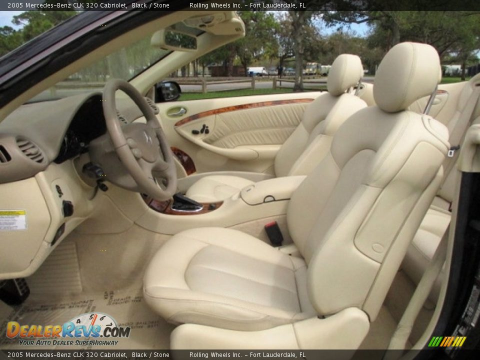 2005 Mercedes-Benz CLK 320 Cabriolet Black / Stone Photo #6