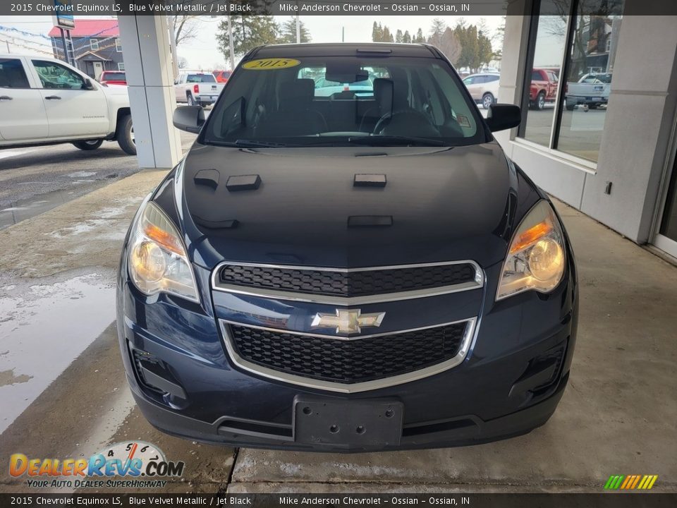 2015 Chevrolet Equinox LS Blue Velvet Metallic / Jet Black Photo #9