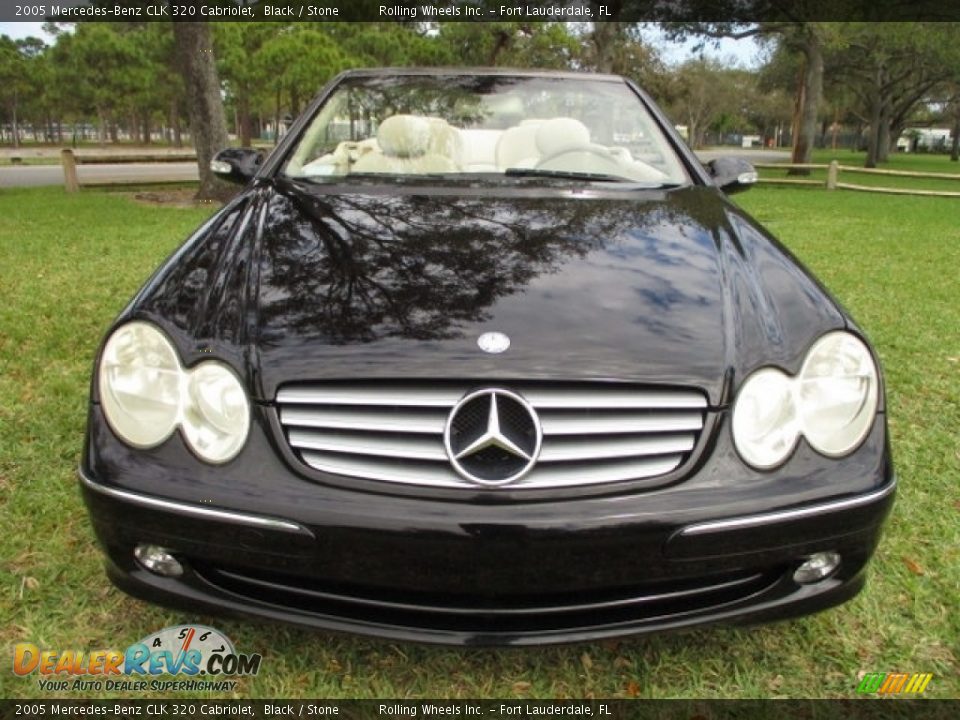 2005 Mercedes-Benz CLK 320 Cabriolet Black / Stone Photo #7