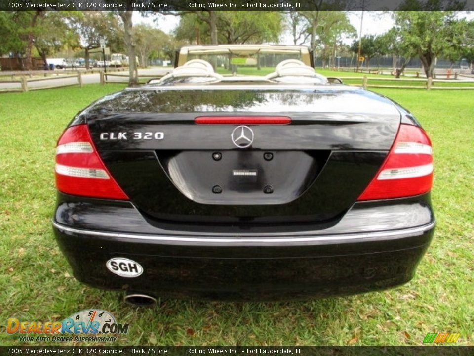 2005 Mercedes-Benz CLK 320 Cabriolet Black / Stone Photo #15