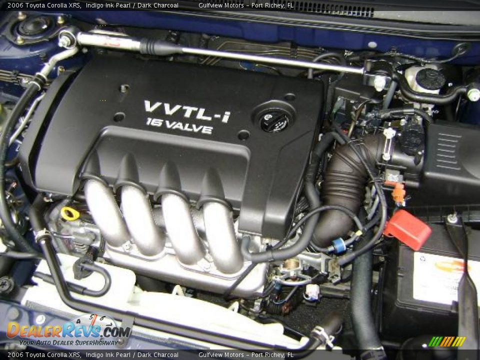 2006 Toyota Corolla XRS Indigo Ink Pearl / Dark Charcoal Photo #12