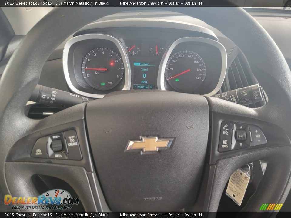 2015 Chevrolet Equinox LS Blue Velvet Metallic / Jet Black Photo #21