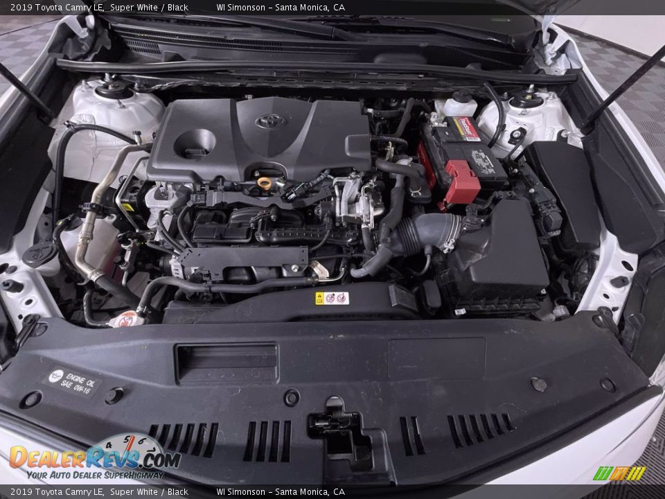 2019 Toyota Camry LE Super White / Black Photo #26