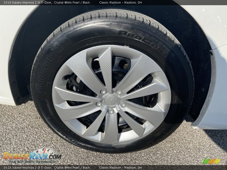 2019 Subaru Impreza 2.0i 5-Door Crystal White Pearl / Black Photo #5