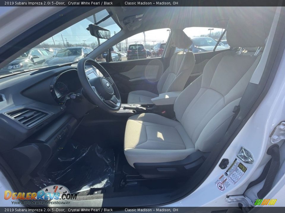 2019 Subaru Impreza 2.0i 5-Door Crystal White Pearl / Black Photo #6