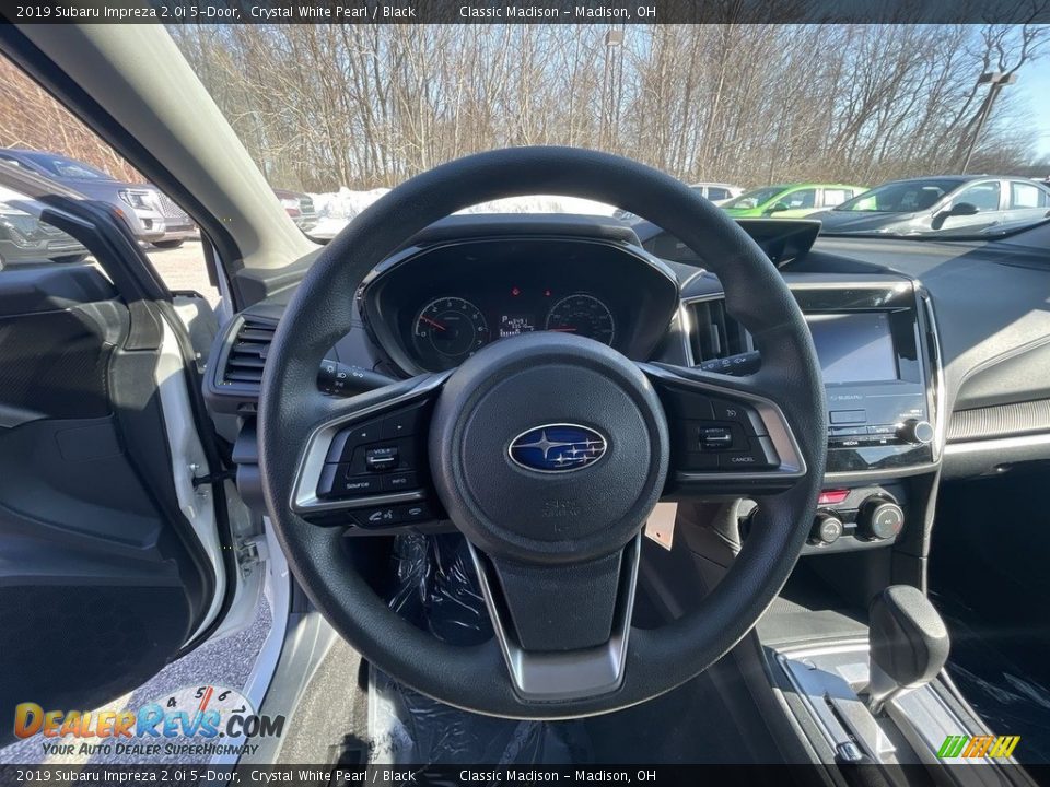 2019 Subaru Impreza 2.0i 5-Door Crystal White Pearl / Black Photo #7