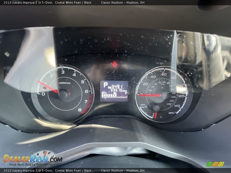 2019 Subaru Impreza 2.0i 5-Door Crystal White Pearl / Black Photo #10