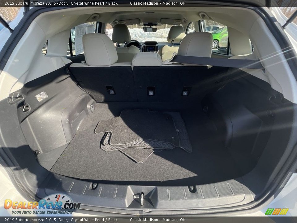 2019 Subaru Impreza 2.0i 5-Door Crystal White Pearl / Black Photo #17