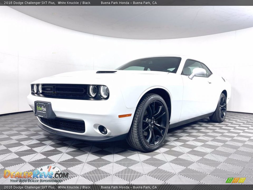 2018 Dodge Challenger SXT Plus White Knuckle / Black Photo #3