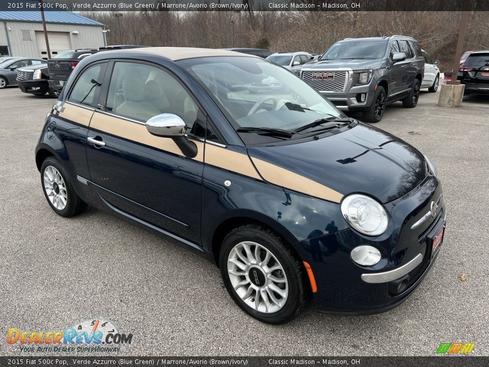 Front 3/4 View of 2015 Fiat 500c Pop Photo #4