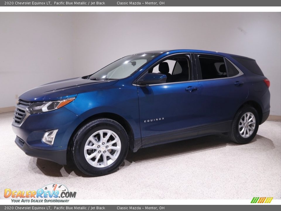 2020 Chevrolet Equinox LT Pacific Blue Metallic / Jet Black Photo #3