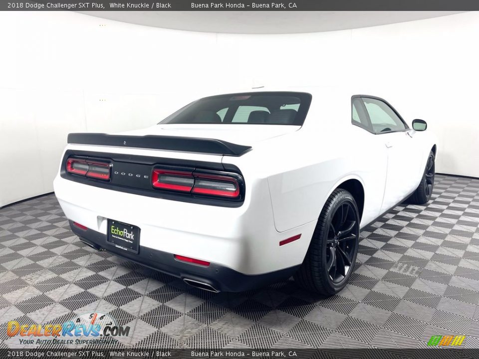 2018 Dodge Challenger SXT Plus White Knuckle / Black Photo #7