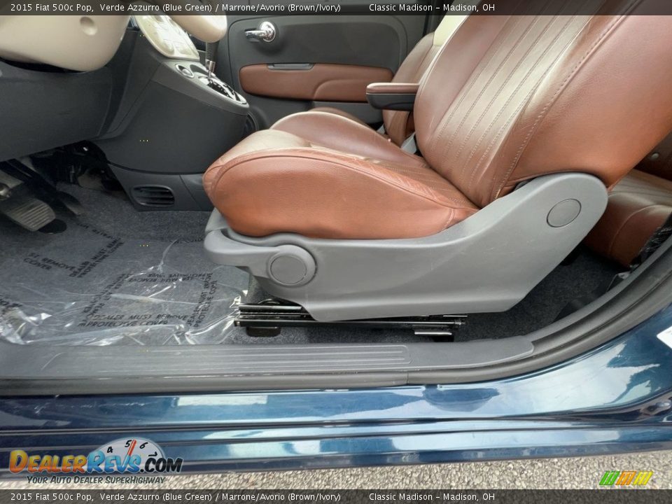 Front Seat of 2015 Fiat 500c Pop Photo #8