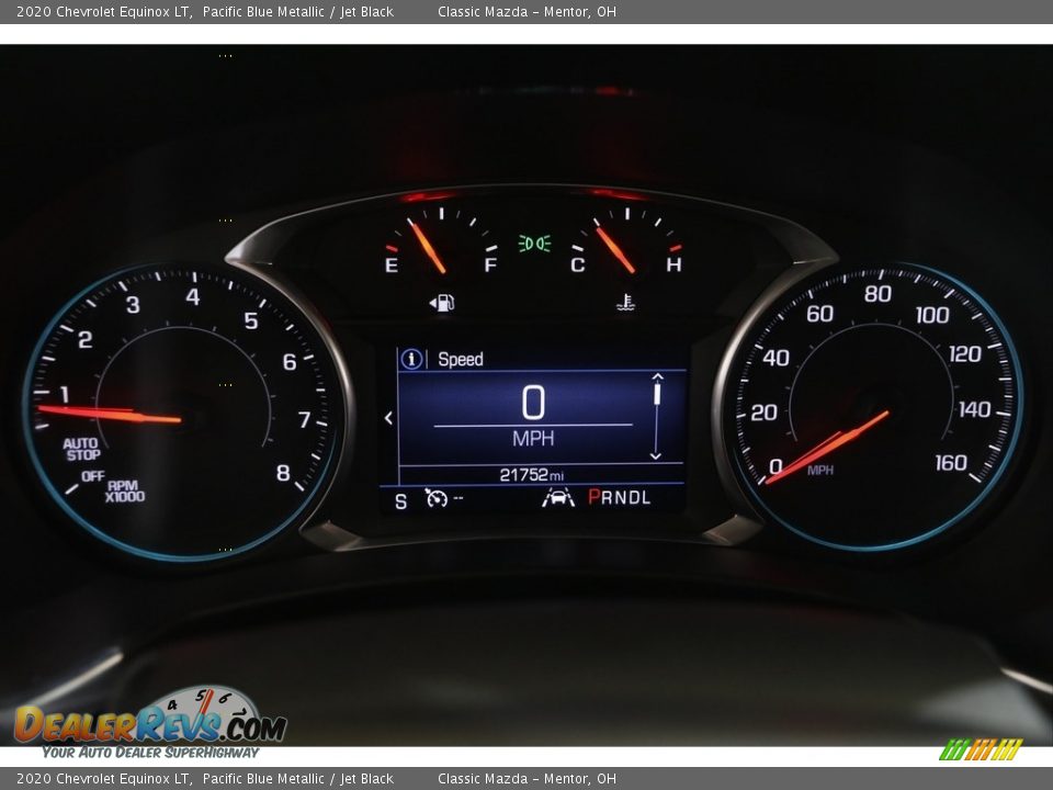 2020 Chevrolet Equinox LT Pacific Blue Metallic / Jet Black Photo #8