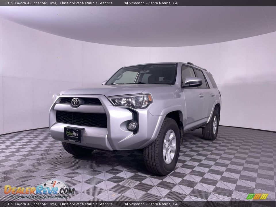 2019 Toyota 4Runner SR5 4x4 Classic Silver Metallic / Graphite Photo #3