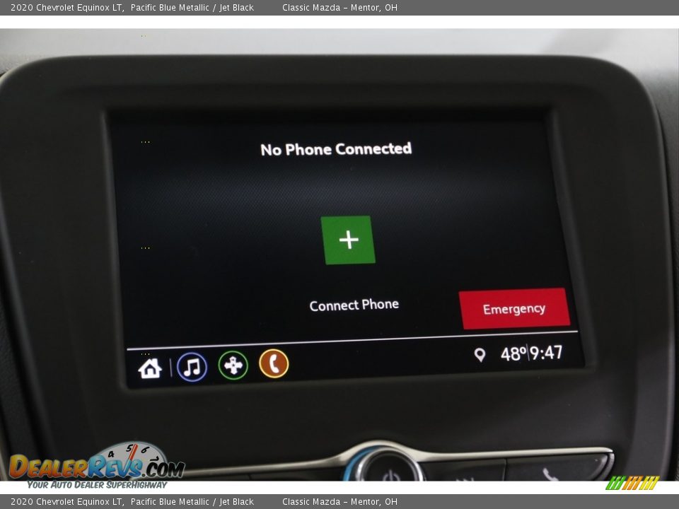 2020 Chevrolet Equinox LT Pacific Blue Metallic / Jet Black Photo #11