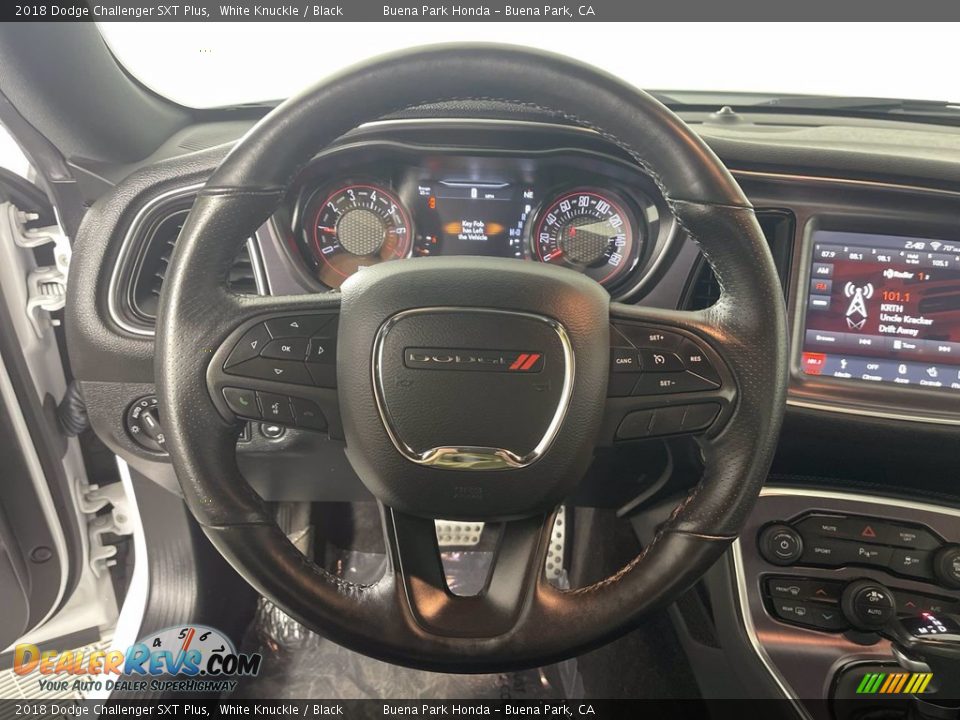 2018 Dodge Challenger SXT Plus White Knuckle / Black Photo #14