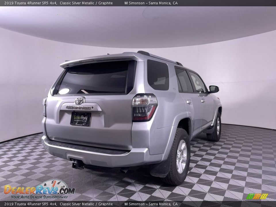 2019 Toyota 4Runner SR5 4x4 Classic Silver Metallic / Graphite Photo #7