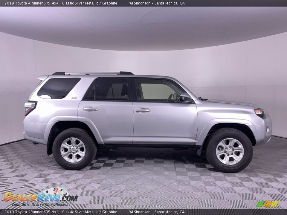 2019 Toyota 4Runner SR5 4x4 Classic Silver Metallic / Graphite Photo #8