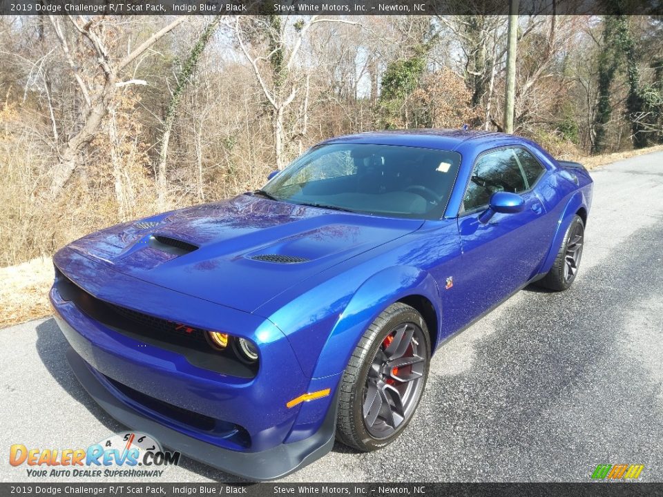 2019 Dodge Challenger R/T Scat Pack Indigo Blue / Black Photo #2