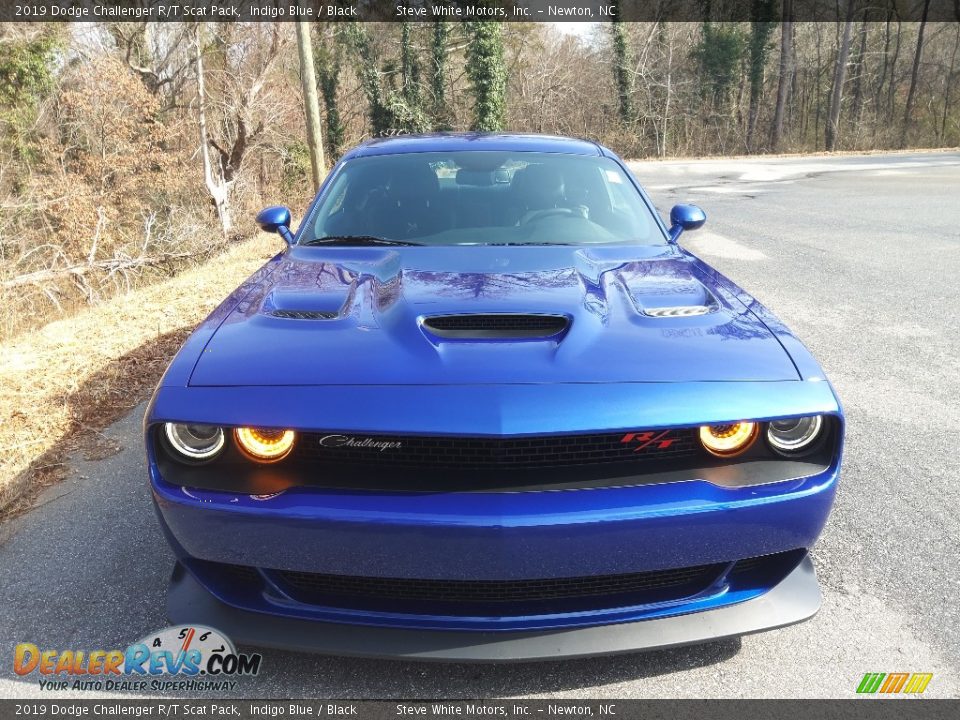 2019 Dodge Challenger R/T Scat Pack Indigo Blue / Black Photo #3