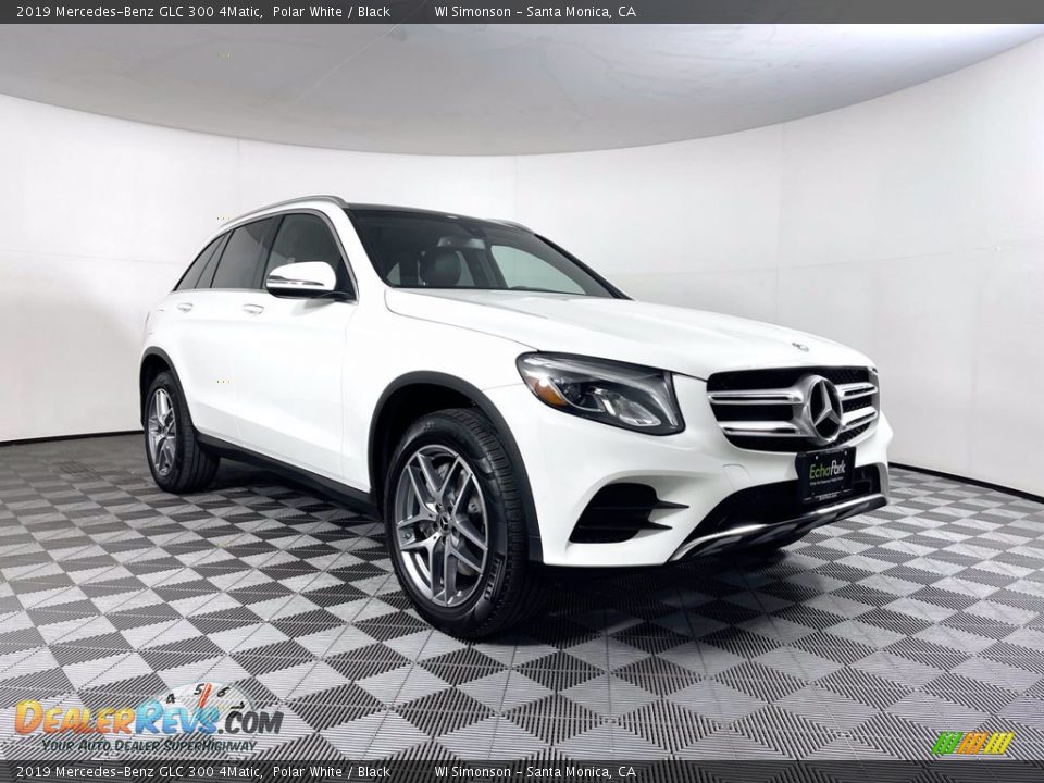 2019 Mercedes-Benz GLC 300 4Matic Polar White / Black Photo #1