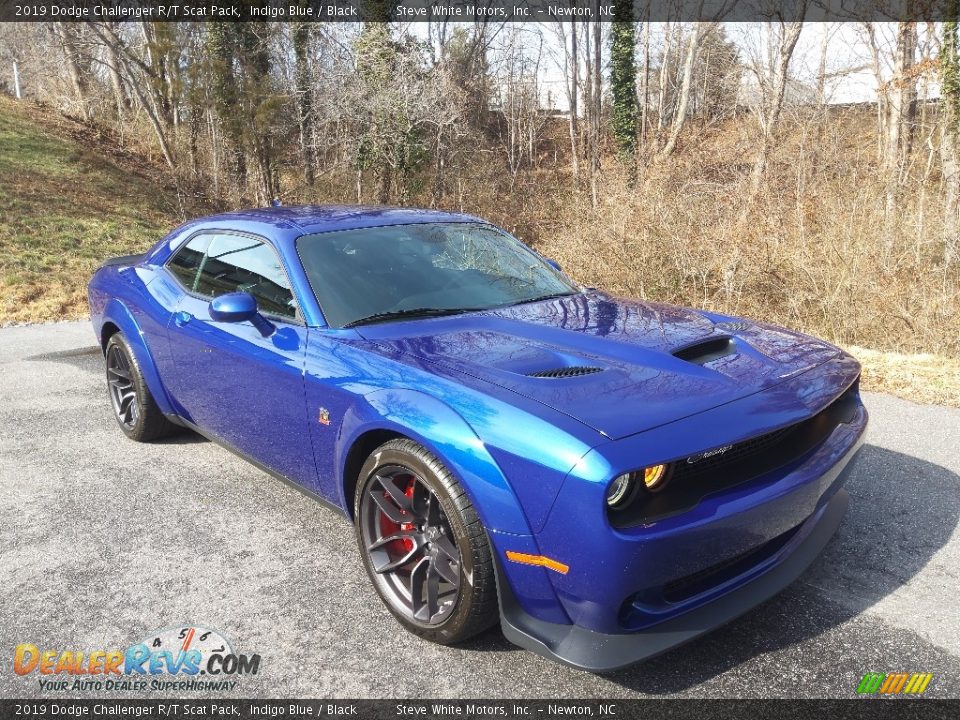 2019 Dodge Challenger R/T Scat Pack Indigo Blue / Black Photo #4