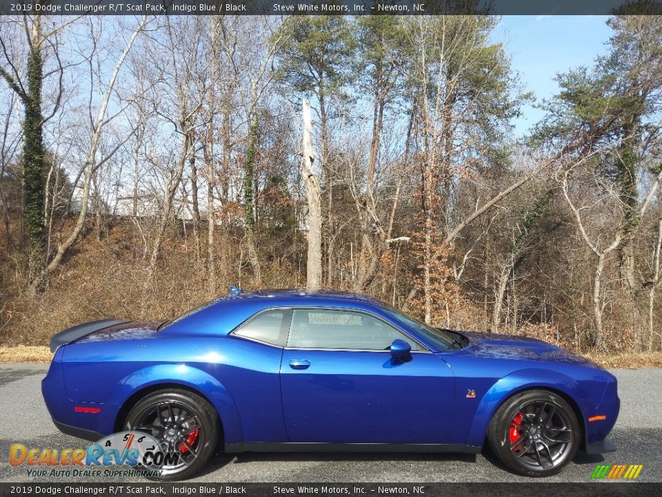 2019 Dodge Challenger R/T Scat Pack Indigo Blue / Black Photo #5