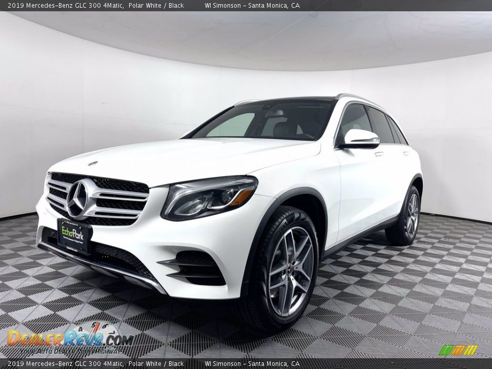 2019 Mercedes-Benz GLC 300 4Matic Polar White / Black Photo #3