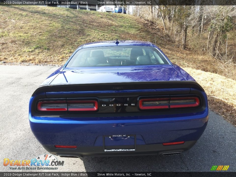 2019 Dodge Challenger R/T Scat Pack Indigo Blue / Black Photo #7