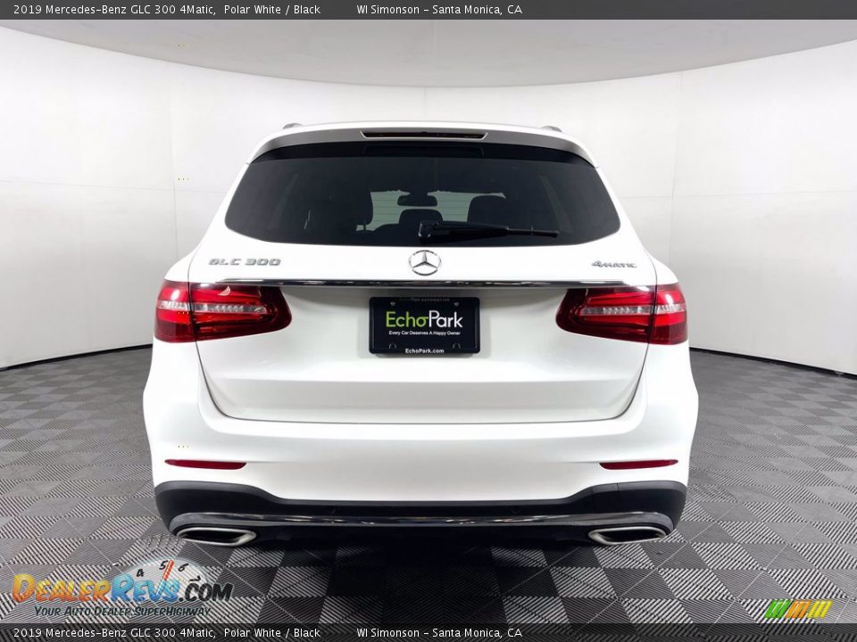 2019 Mercedes-Benz GLC 300 4Matic Polar White / Black Photo #6