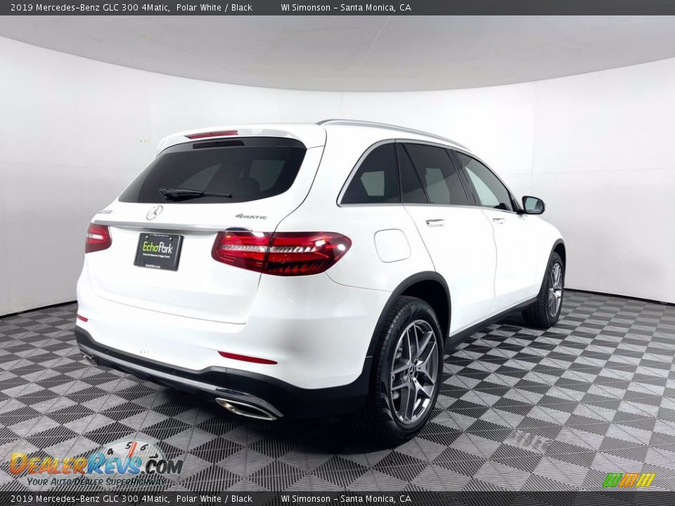 2019 Mercedes-Benz GLC 300 4Matic Polar White / Black Photo #7