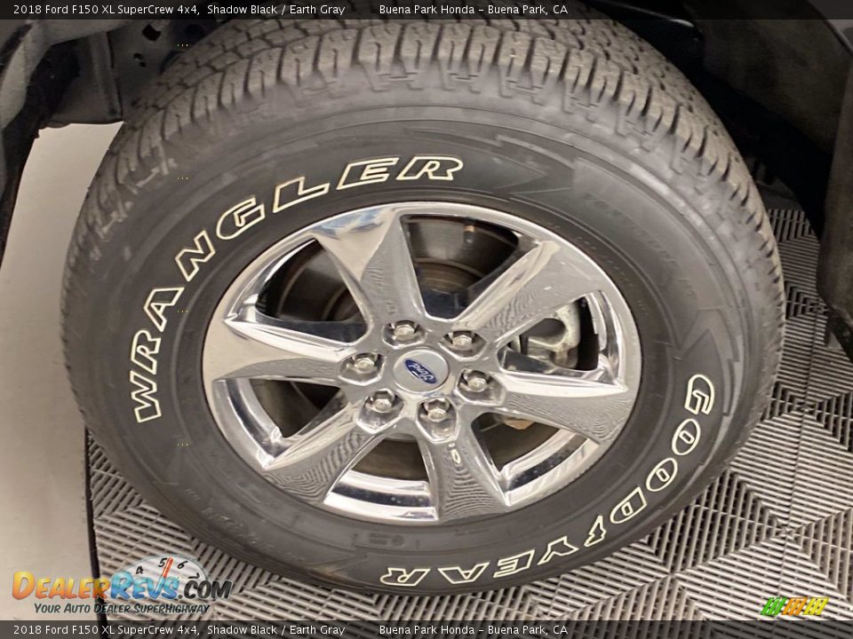 2018 Ford F150 XL SuperCrew 4x4 Shadow Black / Earth Gray Photo #26