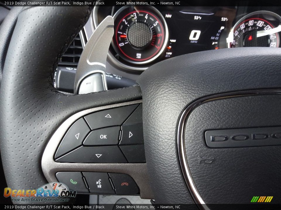 2019 Dodge Challenger R/T Scat Pack Indigo Blue / Black Photo #17