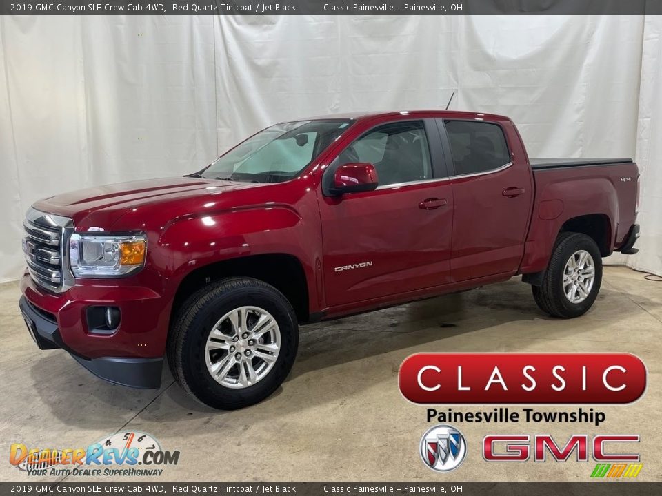 2019 GMC Canyon SLE Crew Cab 4WD Red Quartz Tintcoat / Jet Black Photo #1