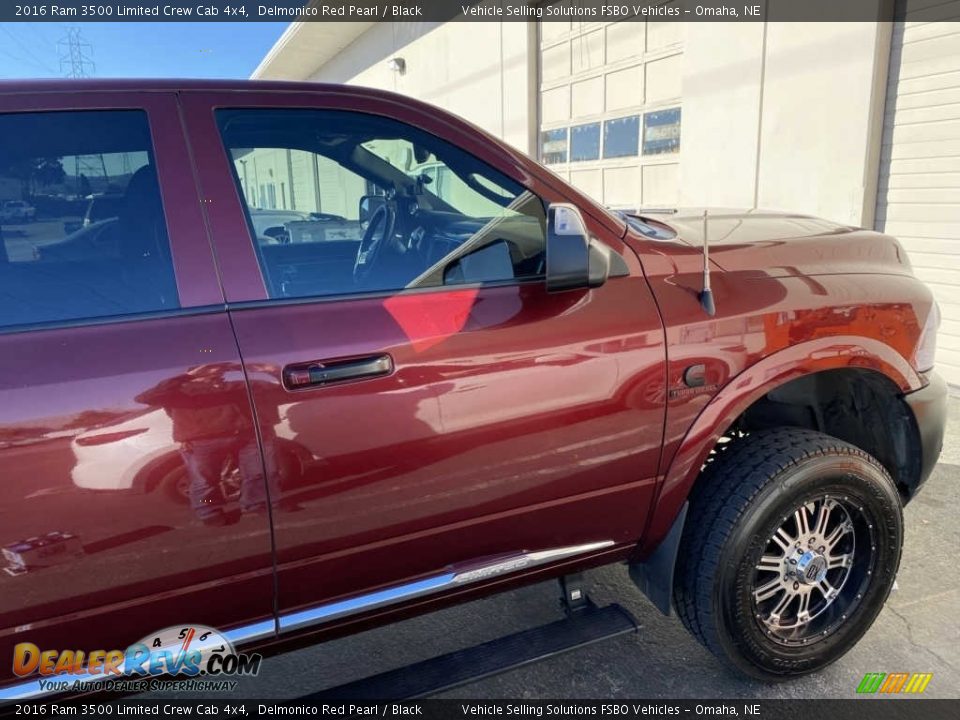 2016 Ram 3500 Limited Crew Cab 4x4 Delmonico Red Pearl / Black Photo #2