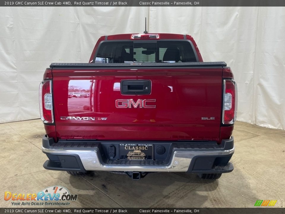 2019 GMC Canyon SLE Crew Cab 4WD Red Quartz Tintcoat / Jet Black Photo #3