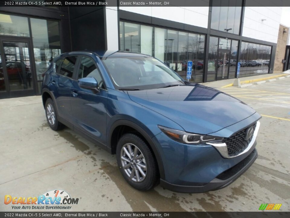 2022 Mazda CX-5 S Select AWD Eternal Blue Mica / Black Photo #1