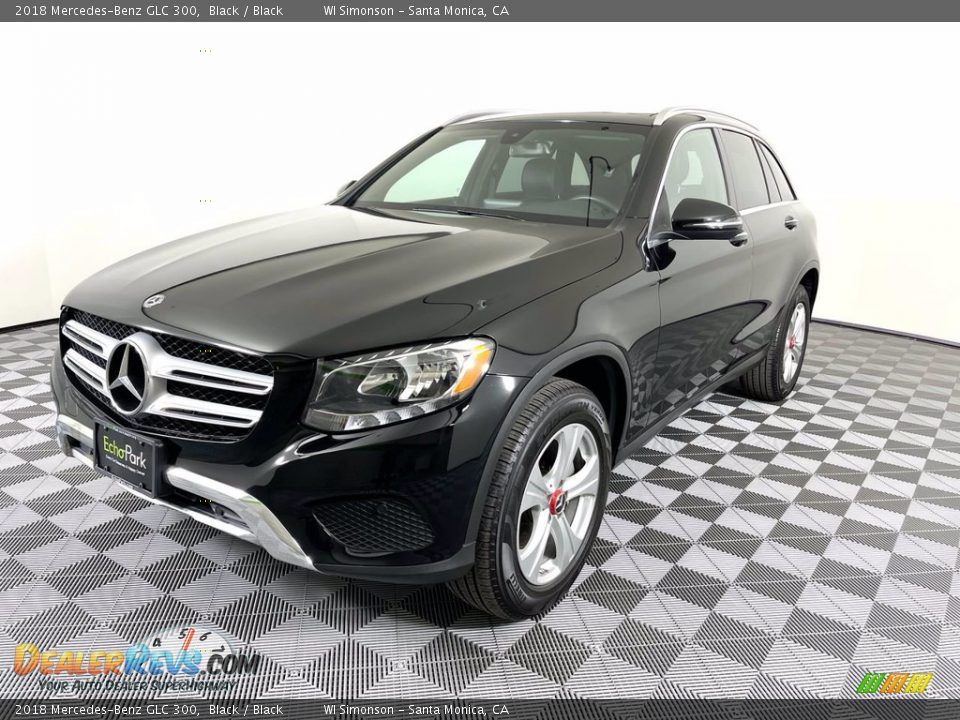 2018 Mercedes-Benz GLC 300 Black / Black Photo #3