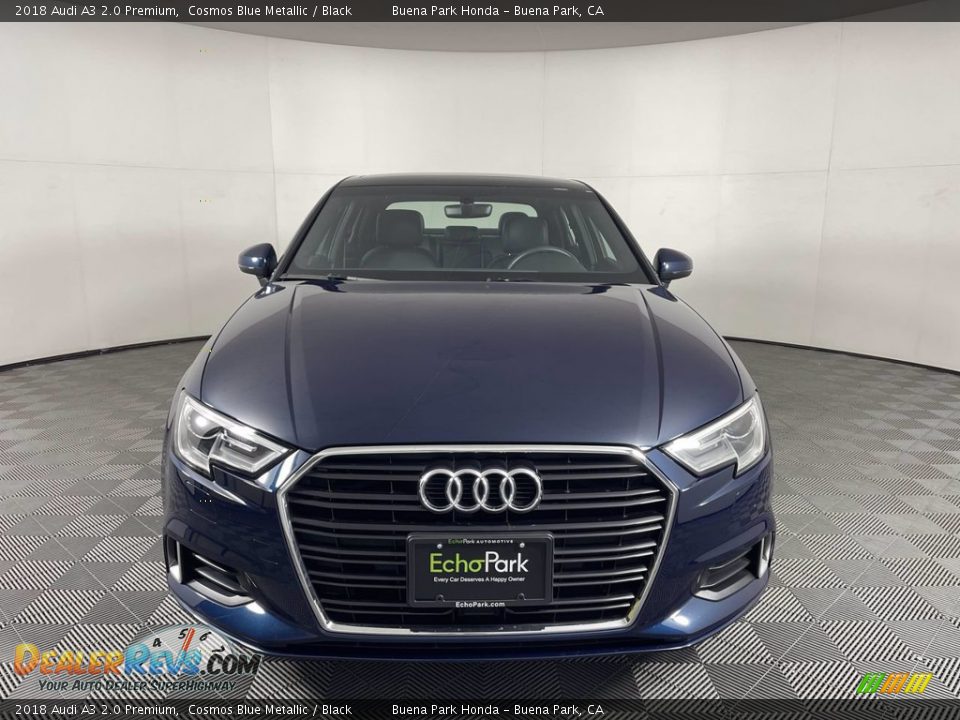 2018 Audi A3 2.0 Premium Cosmos Blue Metallic / Black Photo #2