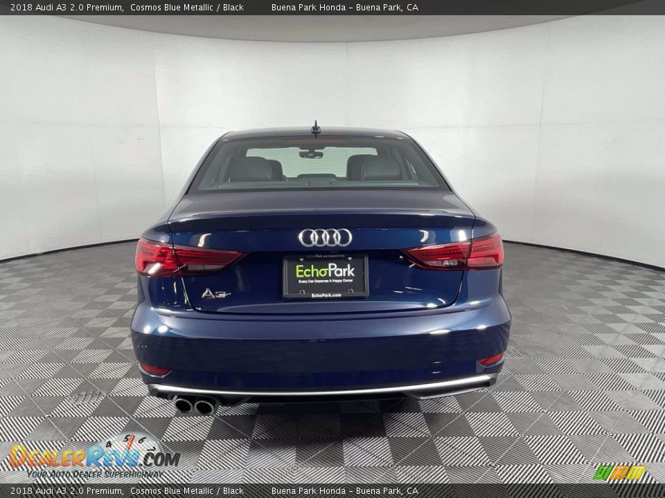 2018 Audi A3 2.0 Premium Cosmos Blue Metallic / Black Photo #6