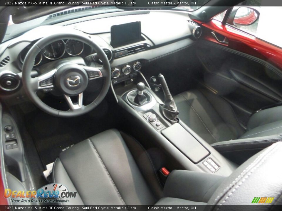 Black Interior - 2022 Mazda MX-5 Miata RF Grand Touring Photo #3