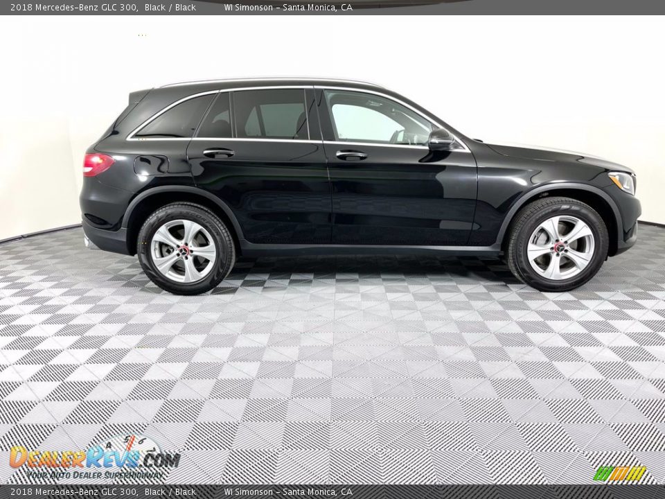 2018 Mercedes-Benz GLC 300 Black / Black Photo #8