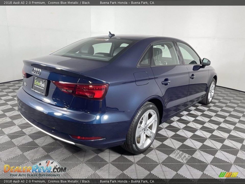 2018 Audi A3 2.0 Premium Cosmos Blue Metallic / Black Photo #7