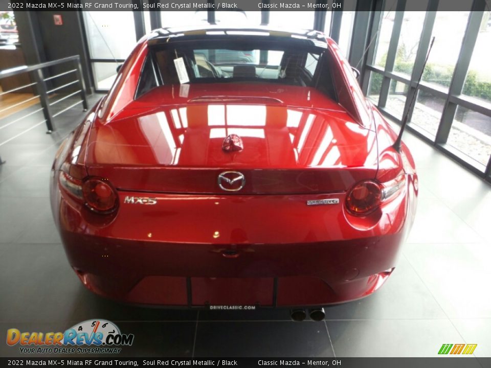 2022 Mazda MX-5 Miata RF Grand Touring Soul Red Crystal Metallic / Black Photo #6