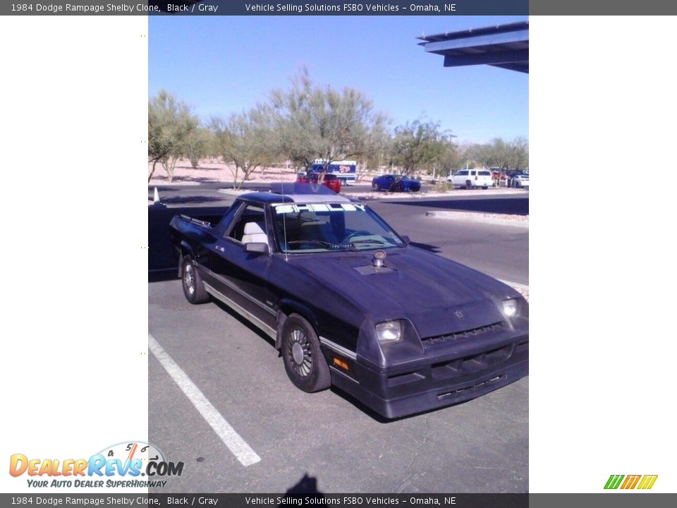 Front 3/4 View of 1984 Dodge Rampage Shelby Clone Photo #1